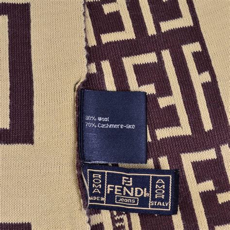 fendi monogram scarf|fendi vintage scarf.